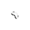 20 Meter Stuckleisten - A1 NOMASTYL NMC 80x80mm