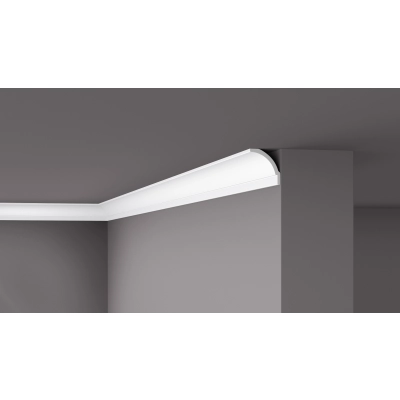 2 Meter BW1 NOMASTYL® Deckenleiste NMC Stuckleiste 65x60mm