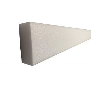 2 Meter Wandleiste Rahmen Zierleiste-n Flachprofil 45x22 mm Stuckleiste-n D-5