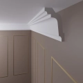 2 Meter Deckenleiste D-7: Eleganter Stuck für moderne Räume