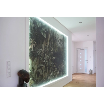 20 Meter Fußleiste Sockelleiste indirekte Beleuchtung Licht IL10 WALLSTYL 80x23