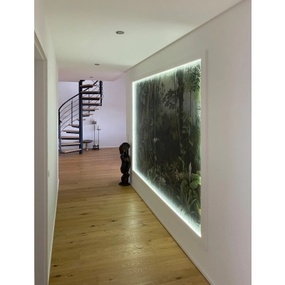 20 Meter Fußleiste Sockelleiste indirekte Beleuchtung Licht IL10 WALLSTYL 80x23