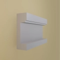 Flachleiste Fassade Haus - L-7 120x40 mm