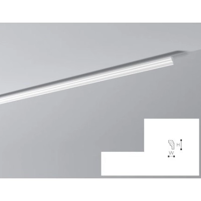20 Meter  LX-25 17x25 mm NOMASTYL Deckenleiste