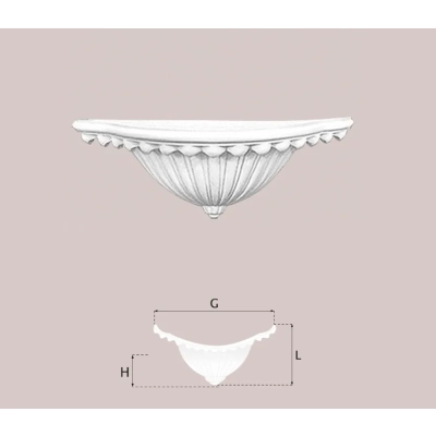 N-01d Nische PU Wandnische 97x46x16 cm
