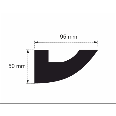 10 Meter+4 Innenecken LED Band Stuckleiste für indirekte Beleuchtung OL-11