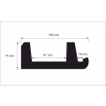 12 Meter Stuckleiste LED für Halogenlampe und LED-Streifen OL-18