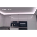 12 Meter Stuckleiste LED für Halogenlampe und LED-Streifen OL-18