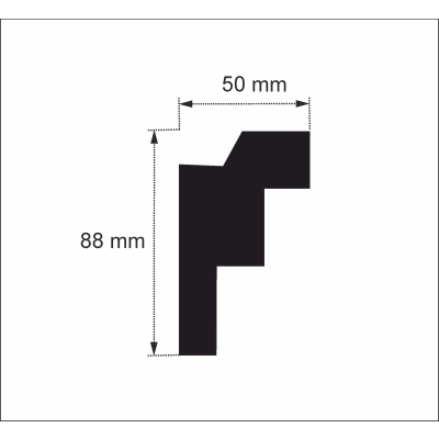 Schöne Stuckleiste LED Kinderzimmer , 10 Meter OL-28