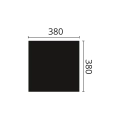 1 Stück PUZZLE ARSTYL 380mmx380mm 3D Wandpaneelen Wandelemente Polyurethan