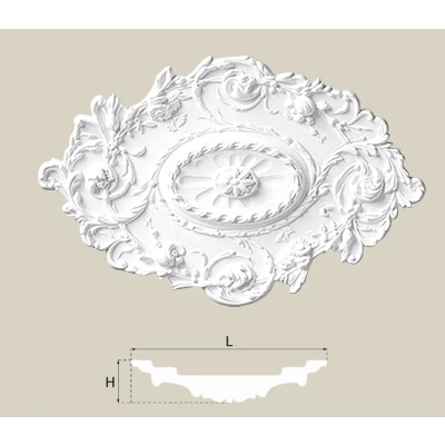 Polyurethan Rosette R-03