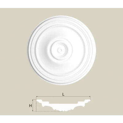 Stuckrosette R-24 53,5 cm