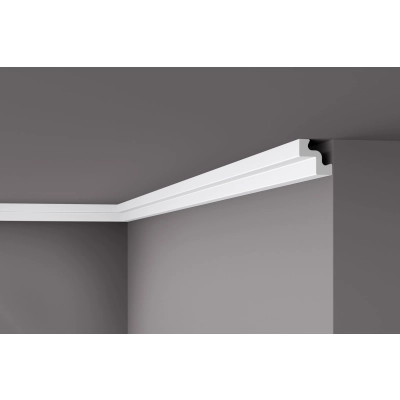 2 Meter ST2 NOMASTYL® 50x50mm Deckenleiste Stuckleiste Wandleiste NMC