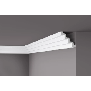 2 Meter ST4 NOMASTYL® 130x130mm Deckenleiste Stuckleiste