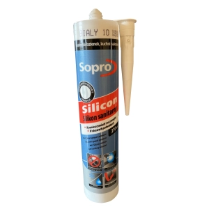 Sopro Sanitär Silicon 310 ml Bad Fliesen zum elastischen Füllen Weiß Unterwasser