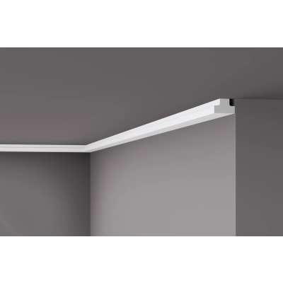 2 Meter T4 NOMASTYL® NMC Wandleisten Deckenleisten 20x30mm Stuckleisten