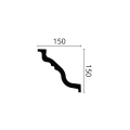 Stuckleiste <b>LX-155 Deckenleiste</b> 150x150mm 2 meter