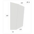 Dekorieren Sie Ihre Fassade mit dem Schlussstein ZF-1 aus XPS - 190x110 mm