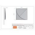 CURVE ARSTYL 380mmx380mm 3D Wandpaneelen Wandelemente Polyurethan