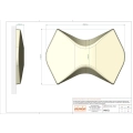 WING ARSTYL 380mm 3D Wandpaneelen