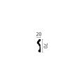 Deckenleiste N NMC - Polystyrol 2 Meter