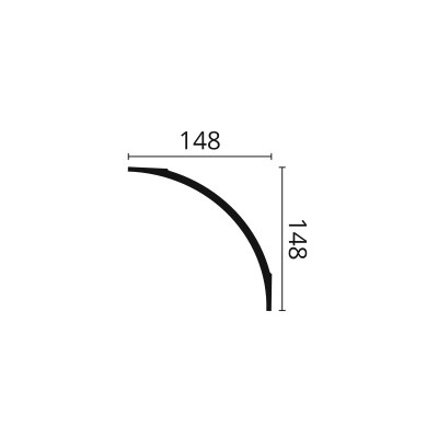 Deckenleiste Polyurethan - AD24 Arstyl NMC 2 Meter