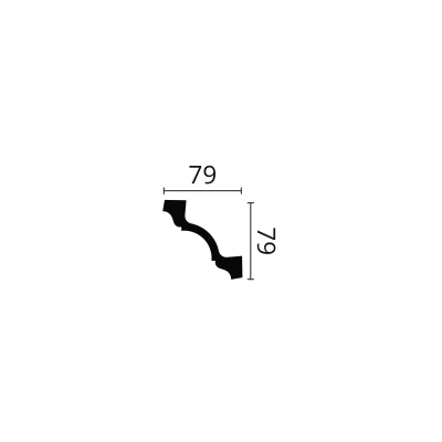 Z19 ARSTYL® Zierleisten Polyurethan - Z19 2 Meter