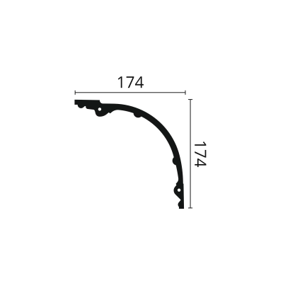 Luxus Stuckleisten - Z40 2 Meter