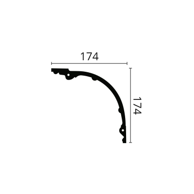 Z42 Eckstück für Deckenleiste Z41