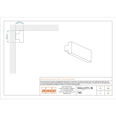 Stuckleiste NMC T40