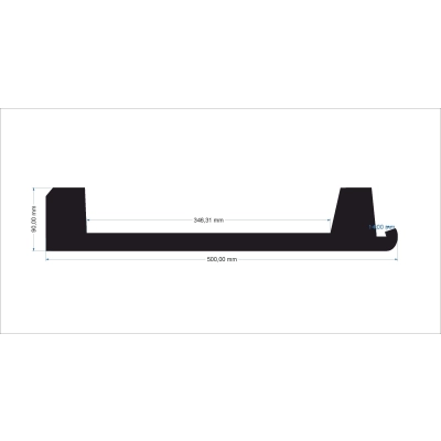 Premium Stuckleisten LED - 6 Meter OL-27